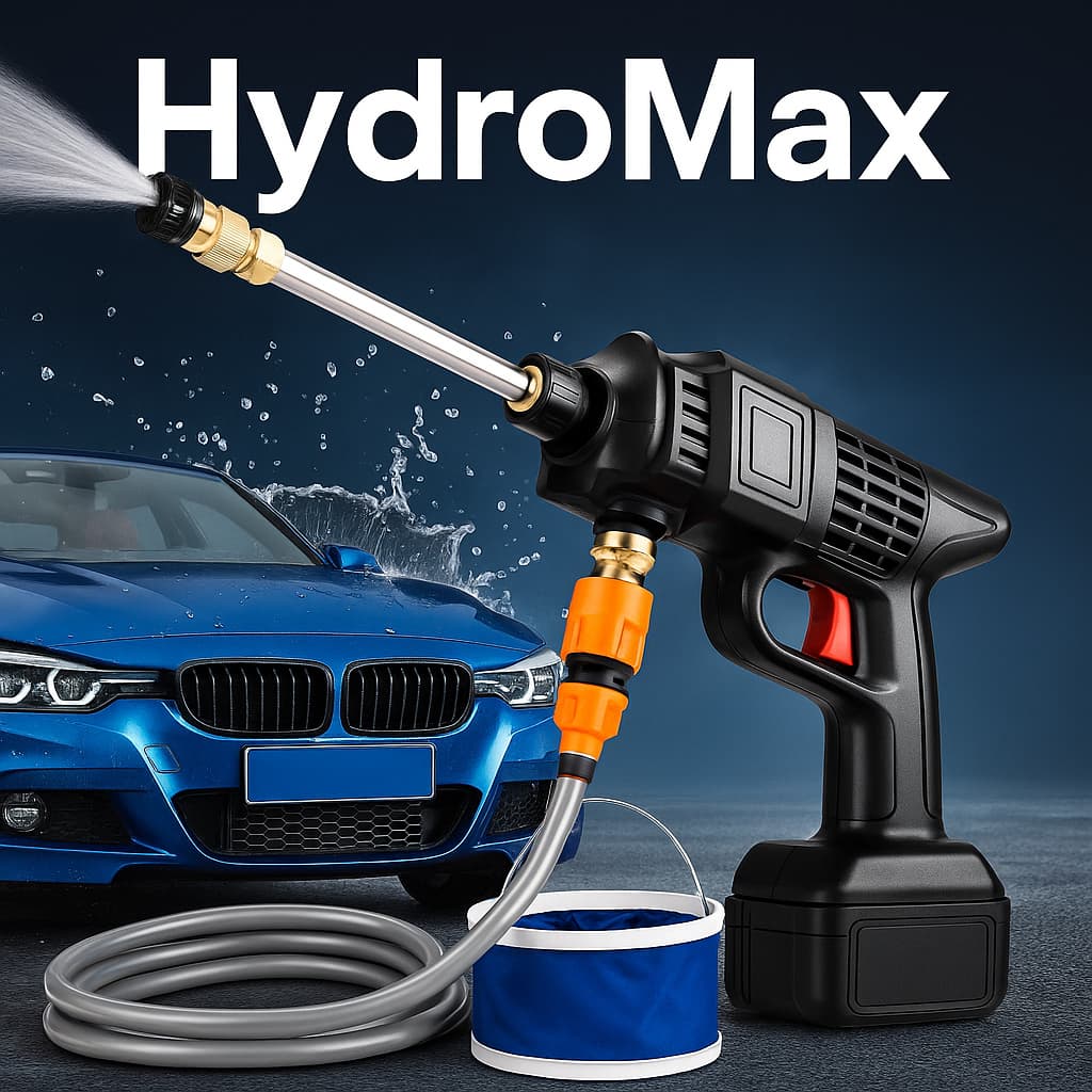 HydroMax ® - Tu Hidrolavadora Inalambrica soñada